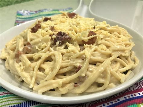 carbonara cotabato|Spaghetti Carbonara (Filipino.